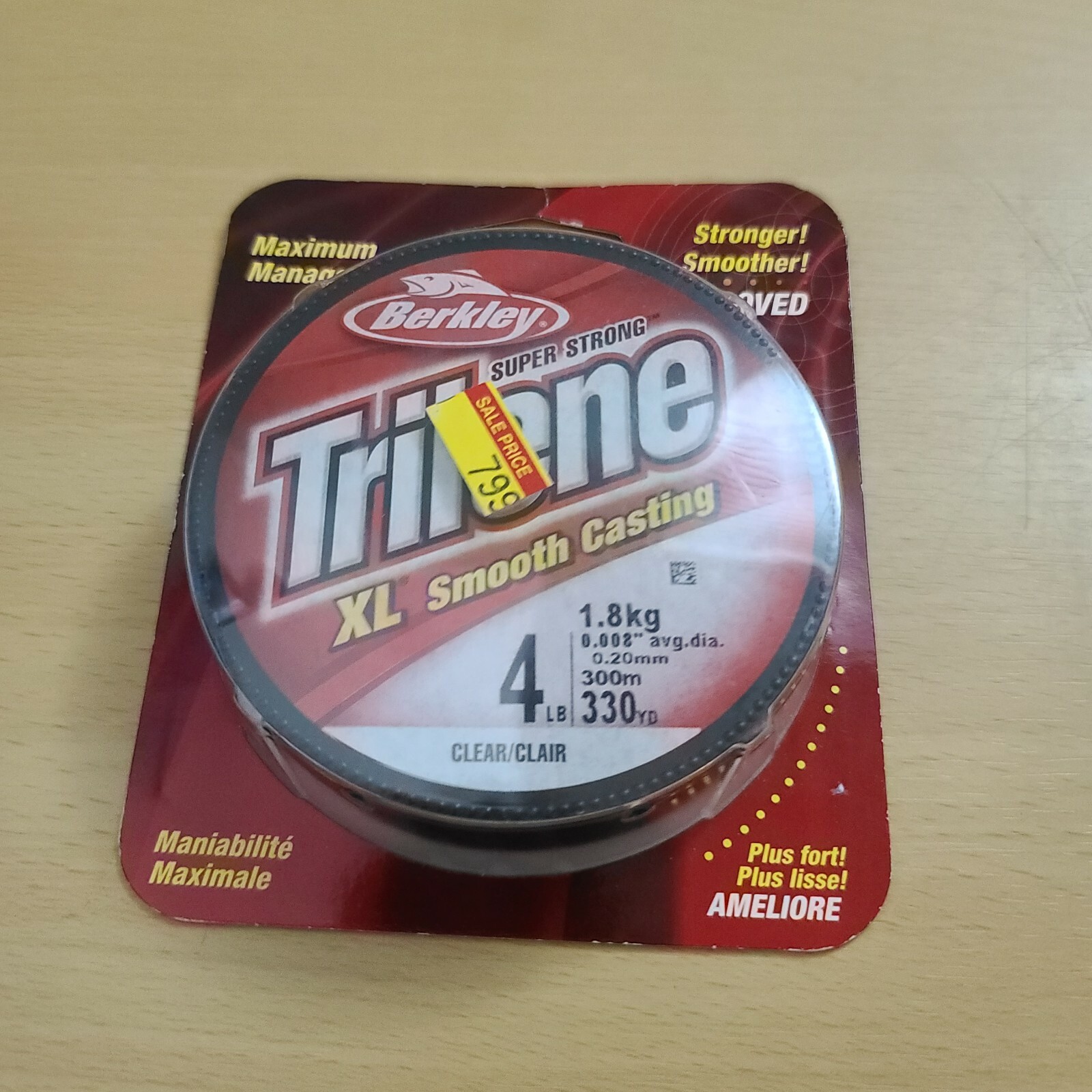 Berkley Trilene XL 4 lb 330 yards clear NIP – New!
