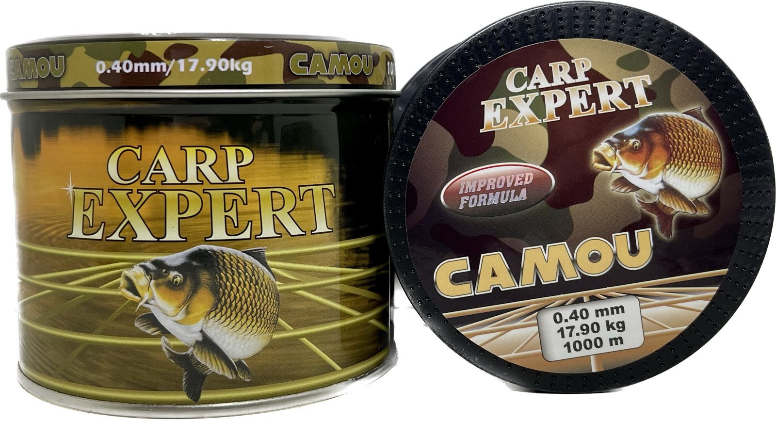 Carp Expert Camouflage Fishing Line 1100 yards / 1000 meters