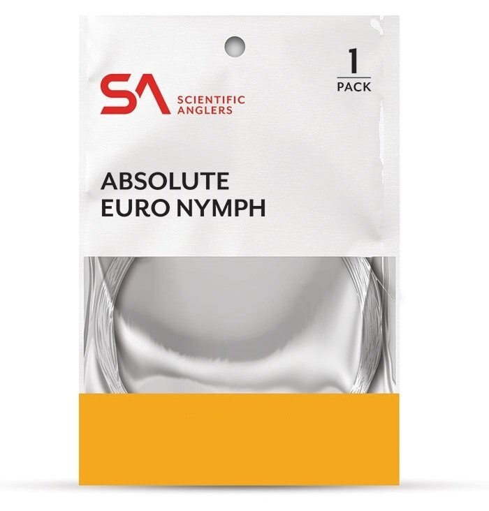 Scientific Anglers Absolute Euro Nymph Leader – 13.5′ – 4X – 140461