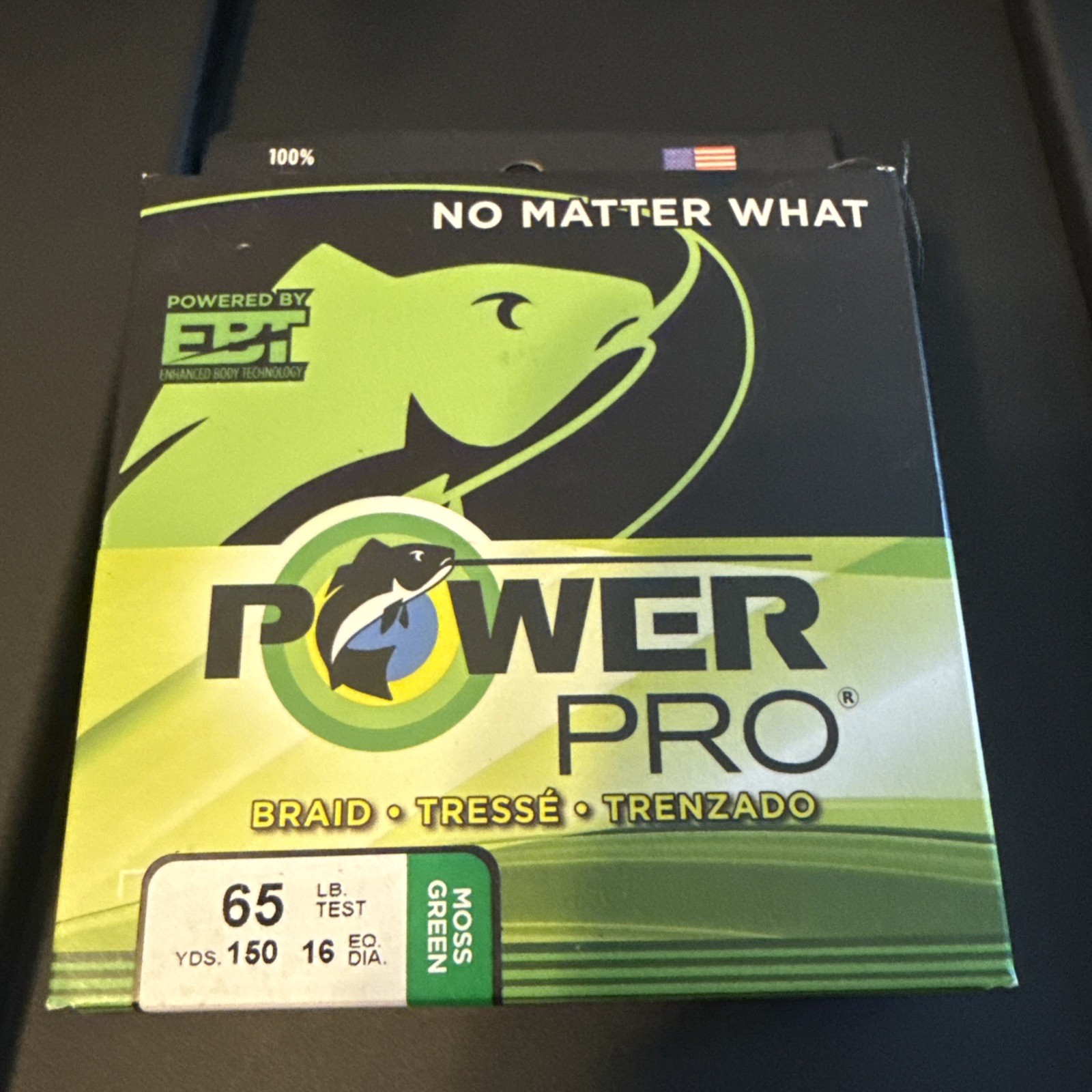 Power Pro 65 Pound 150 Yard Braided Moss Green