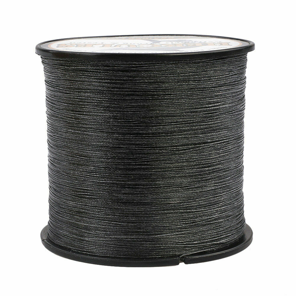 HERCULES 300M 500M 1000M Weave Black 4 8 Strands Braided Fishing Line 10-300LB