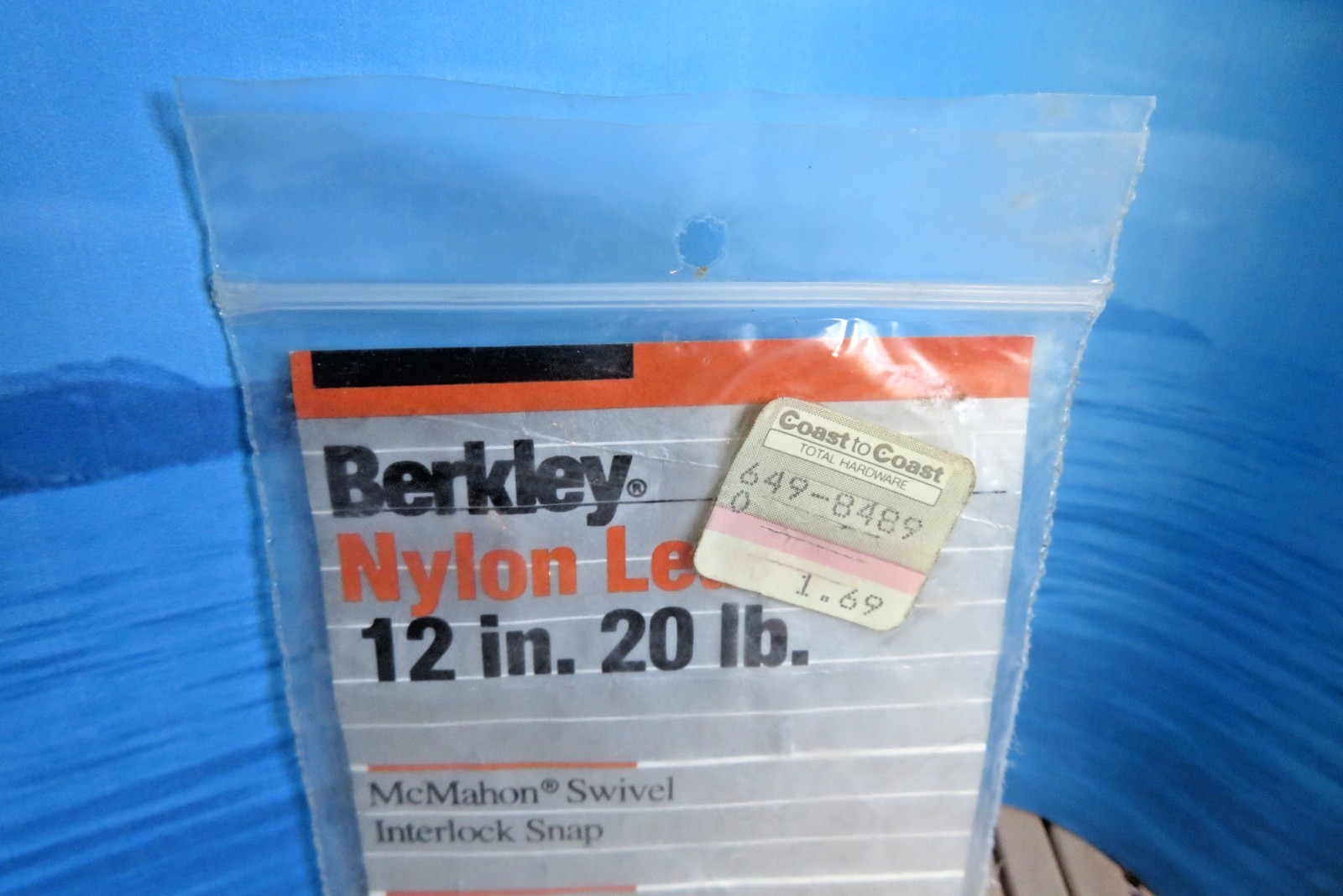 3 Berkley 12 in. 20 lb. Nylon Leaders McMahon® Swivel Interlock Snap Cat 3-1220N