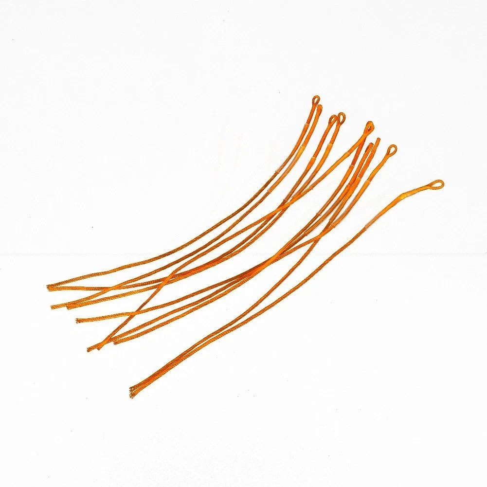 10PCS Braided Leader Loops Fly Fishing Line Connector Loops Trout Salmon