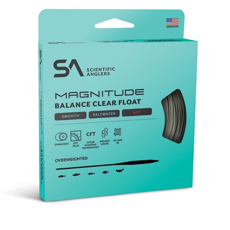 Scientific Anglers Magnitude Smooth Balanced Salt Clear – WF10F – Full Clear