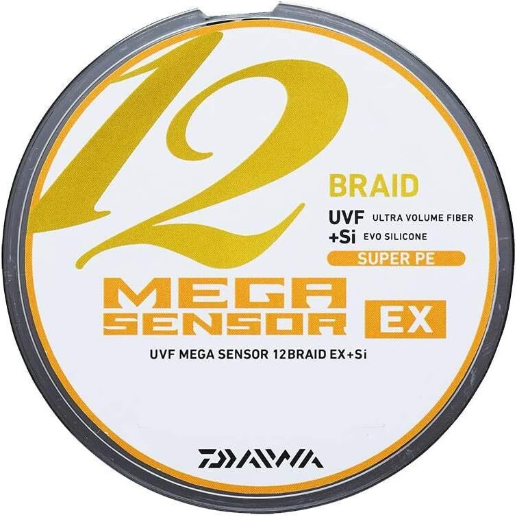 New Daiwa PE Line UVF Mega Sensor 12 Braid EX+SI 200m #4/68lb 5-Colors Japan