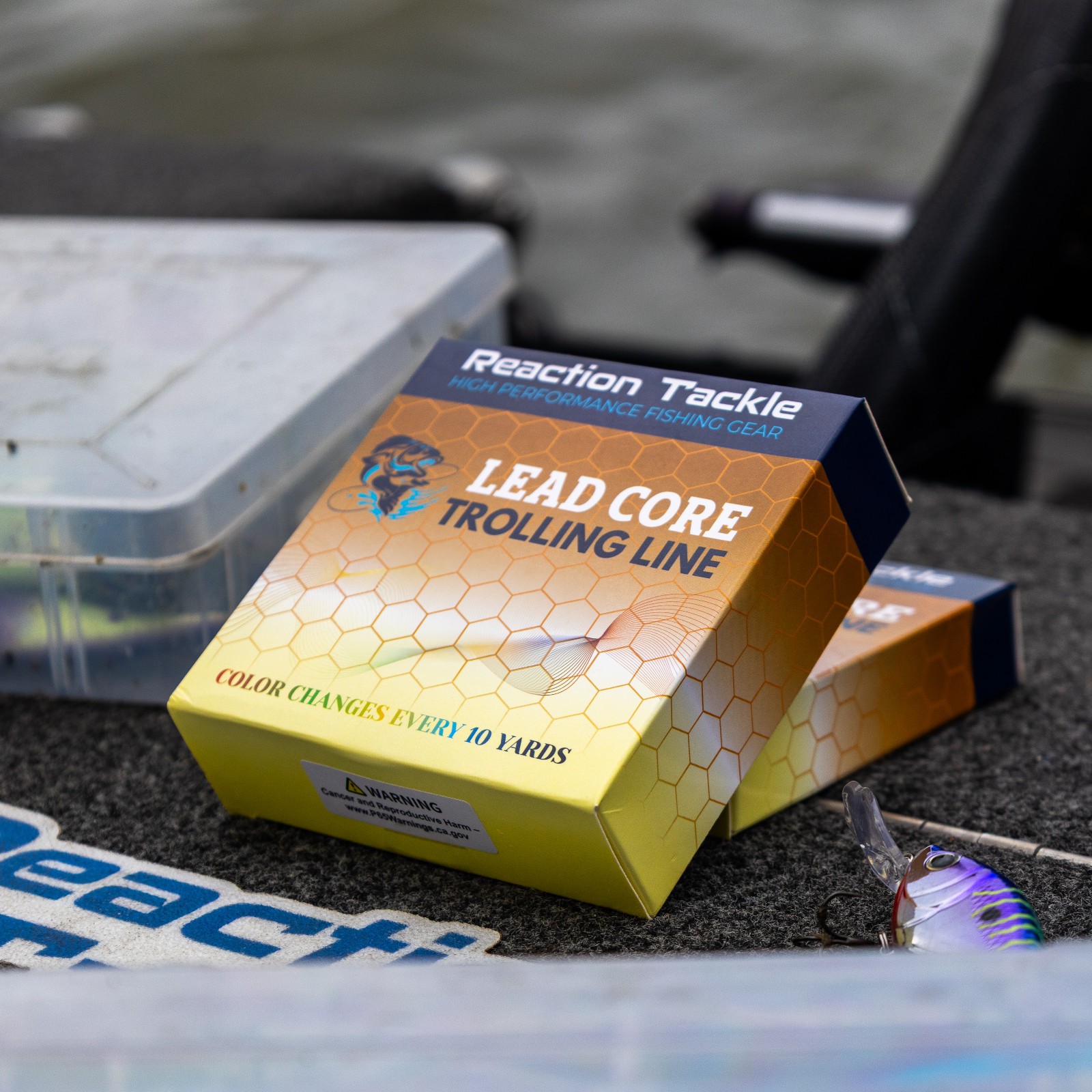 Reaction Tackle Lead Core Trolling Line Solid Orange
