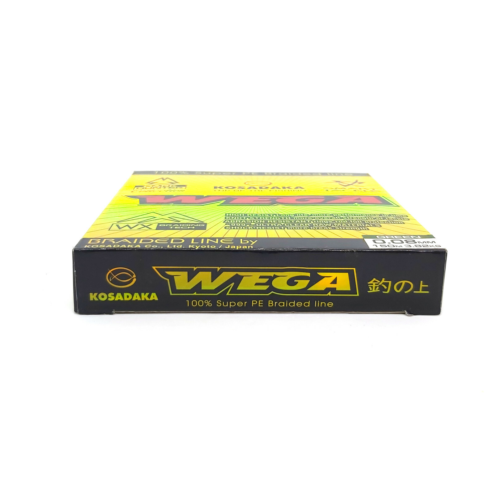 KOSADAKA WEGA FISHING BRAID LINE GREEN DARK HUNTER 150M PE #0.8 0.08mm 3.82kg