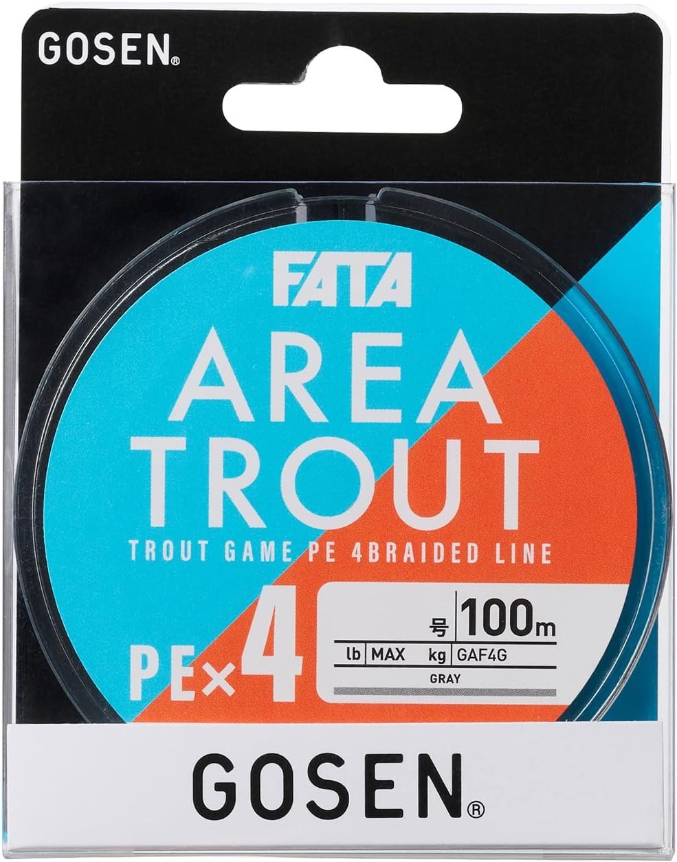 GOSEN FATA Area Trout PE x4 Line 100m – Ultra Thin, High Sensitivity – Made in J