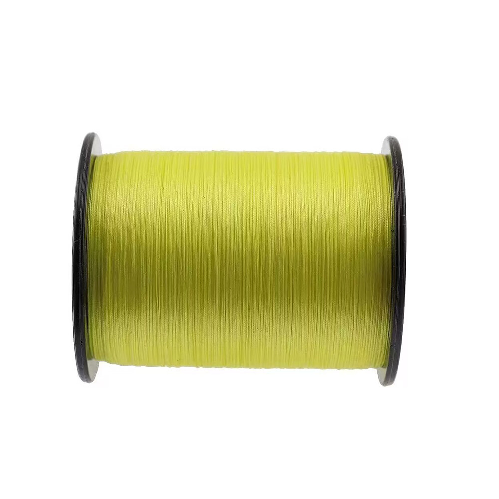 Agepoch Braid 100M-2000M Yellow Dynema Braided Fishing Line PE 6LB-300LB