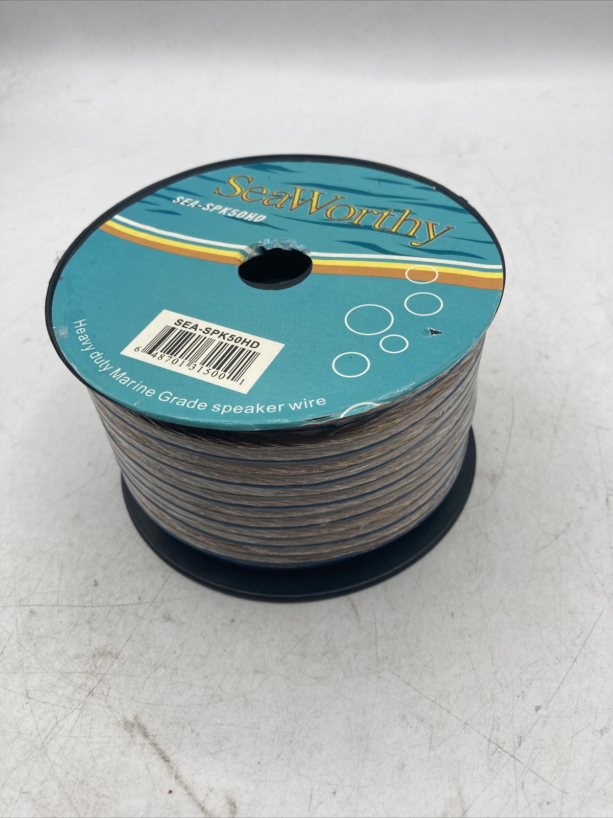 Seaworthy Marine Grade Speaker Wire 50′ Heavy Duty 18 Gauge Sea-SPK50HD Sealed