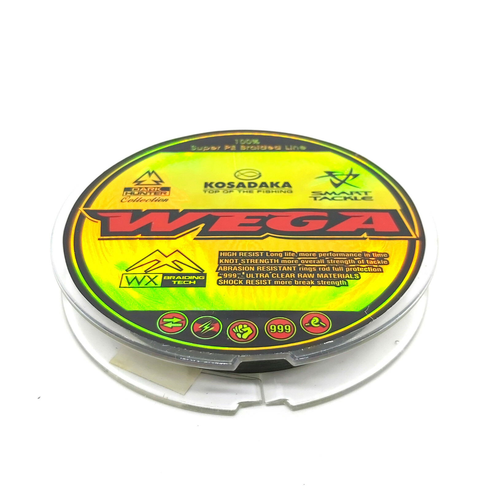 KOSADAKA WEGA FISHING BRAID LINE GREEN DARK HUNTER 150M PE #0.8 0.08mm 3.82kg