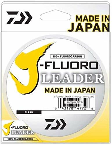 Daiwa J-Fluoro Fluorocarbon Leader Clear with Parrallel Spooling Band 10 lb 1…