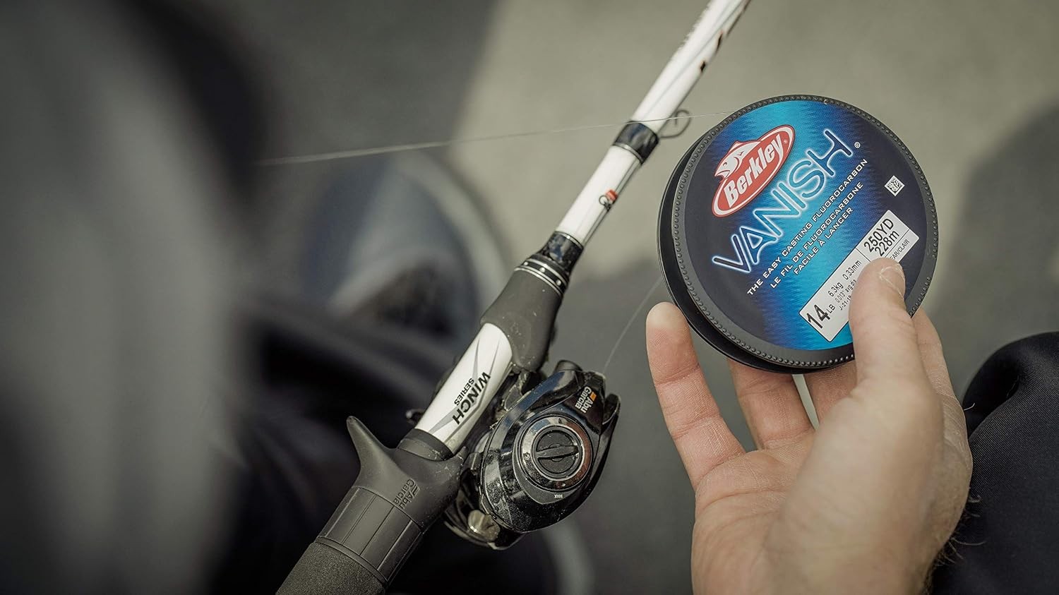 Berkley Vanish Fluorocarbon Fishing Line and Leader Material 3/4 lb Test