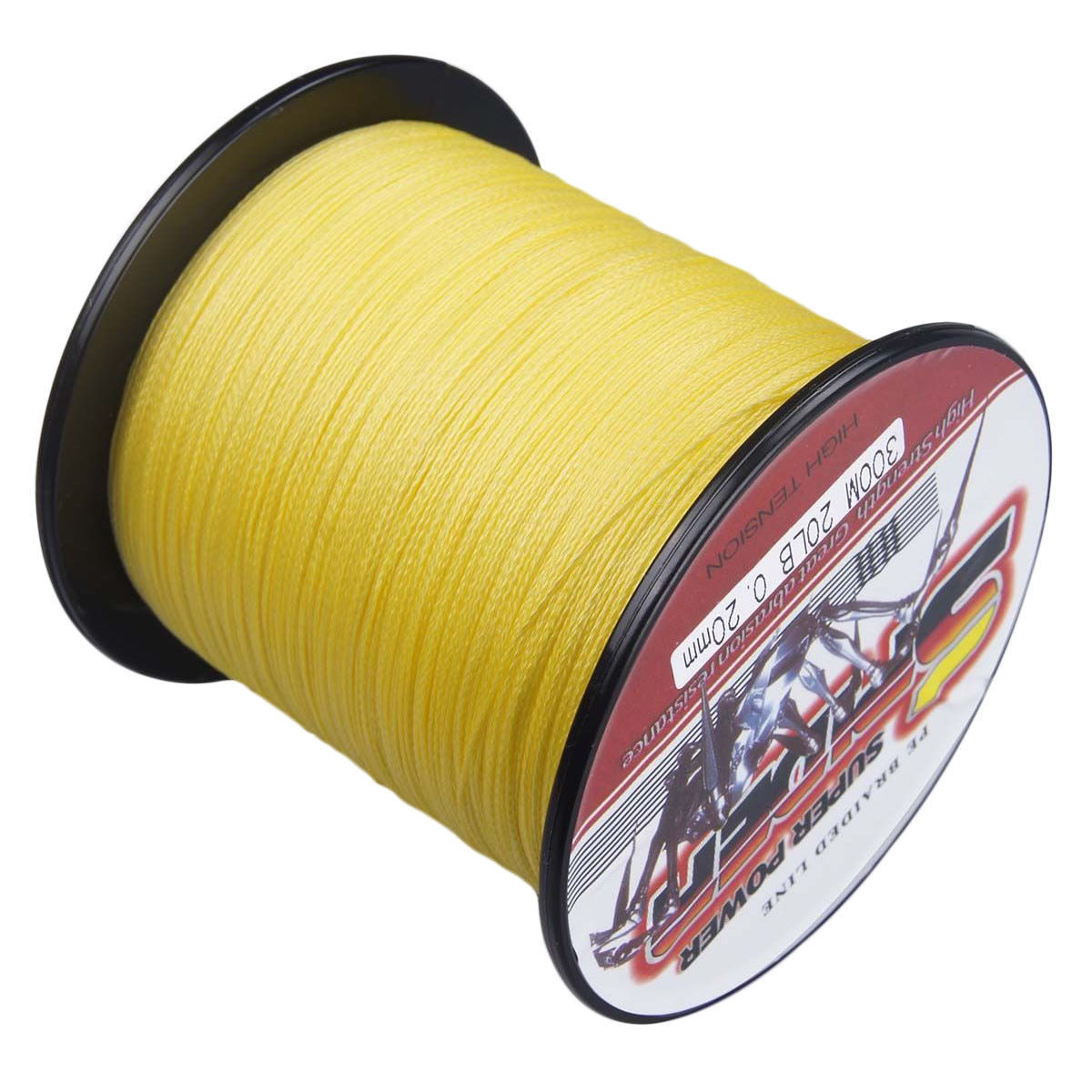Yellow Superb Dorisea Power Braided Fishing Line 300M/1000M/500M/100M 6LB- 300LB