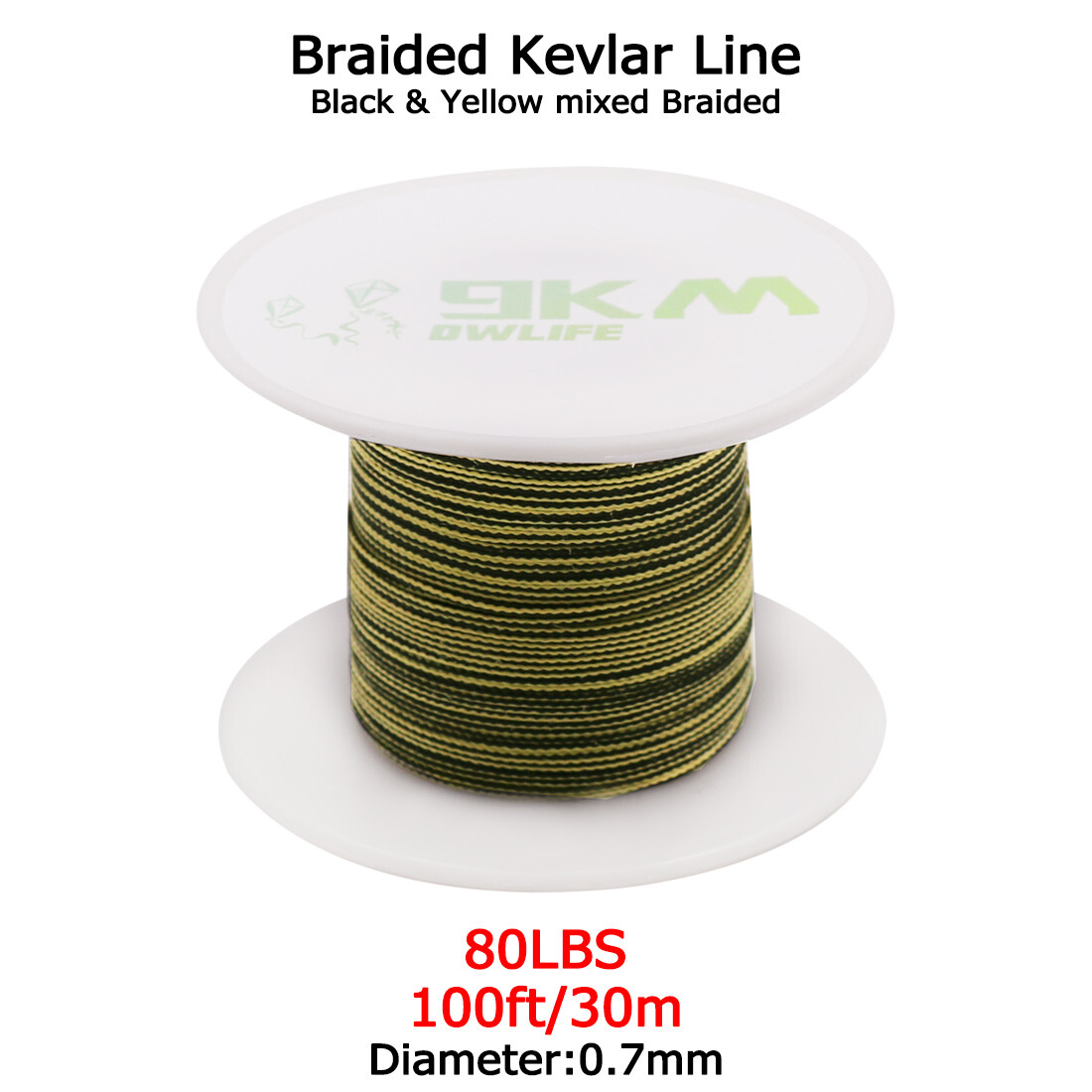 Hybrid Braided Kevlar Rope 80lb-400lb High Quality Fishing Rope Made With Kevlar