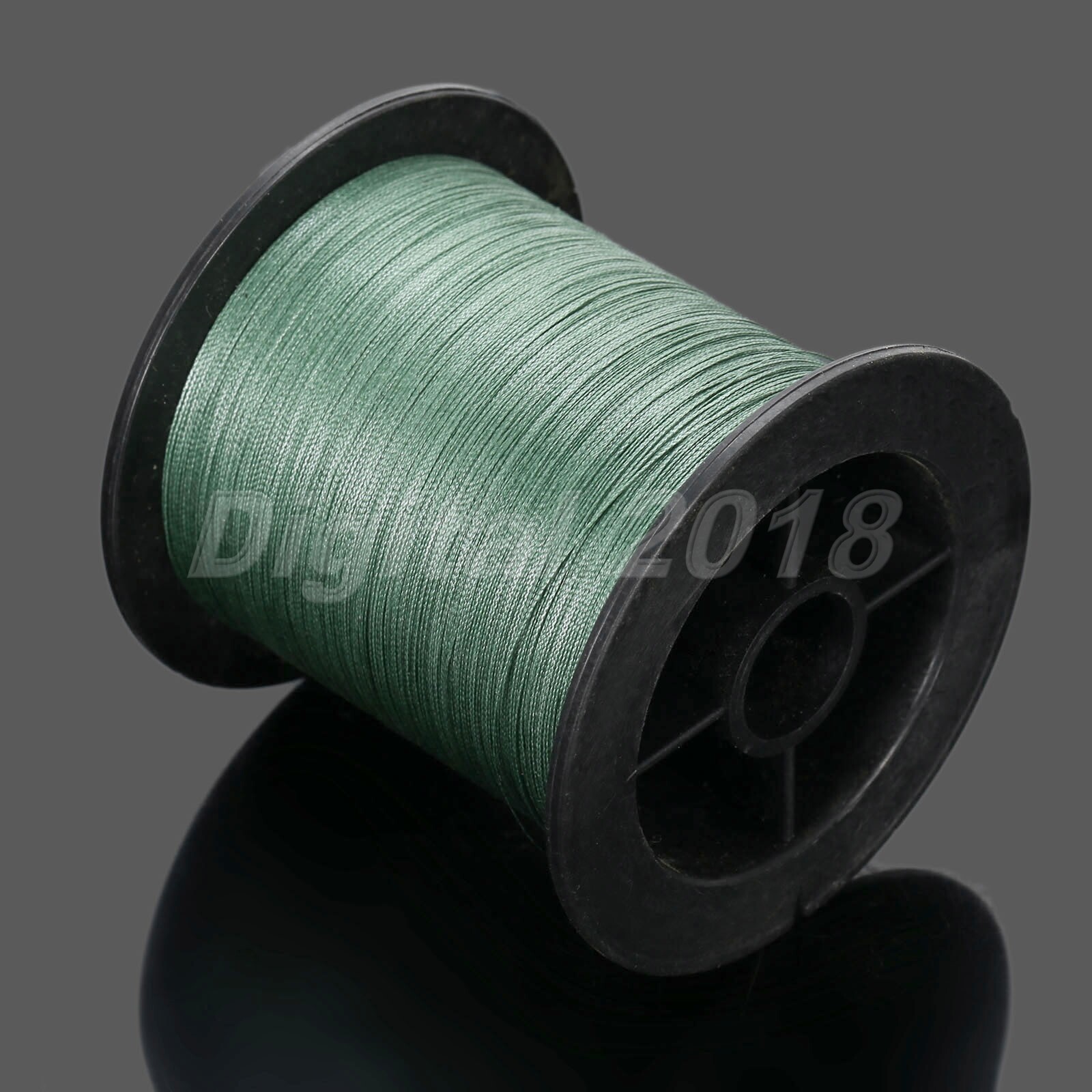 Moss Green 100-1000M 10-80LB Dyneema Braided Outdoor Fishing Line Tool