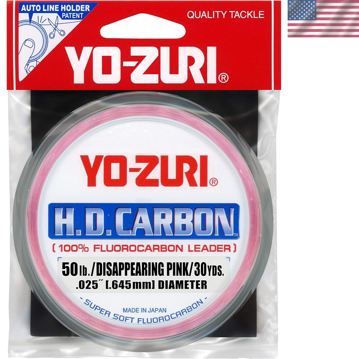 50 lbs Fluorocarbon Leader in Pink – 30 Yards of Superior Strength for Saltwater