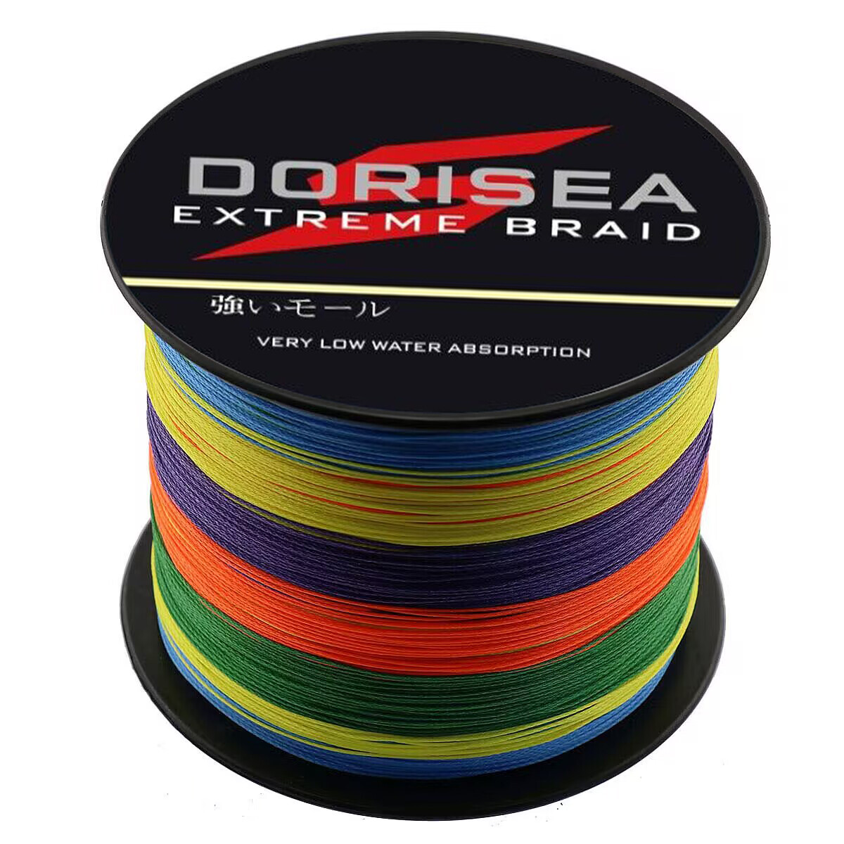 Dorisea 100M~3000M 6lbs-500lbs Multicolor Braided Fishing Line Extreme Dynema