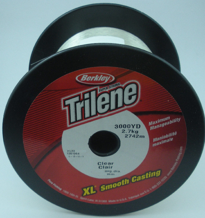 Berkley XL3025-15 25 Lb Trilene XL Clear Monofilament Line 3000 Yd Spool