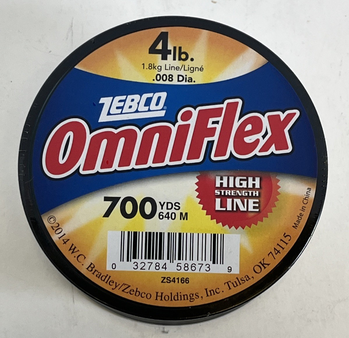 Zebco Omniflex High Strength Fishing Line 4 Pound 700 Yards Sealed