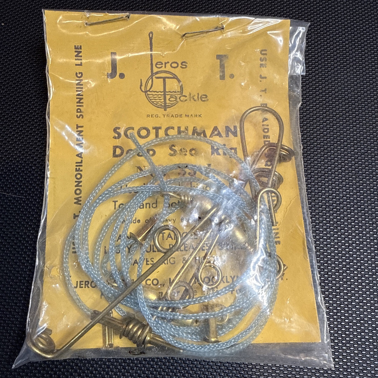 J. T. Scotchman Deep Sea Rig Heavy Duty Top And Bottom Rig No 35J Or 50J NIP