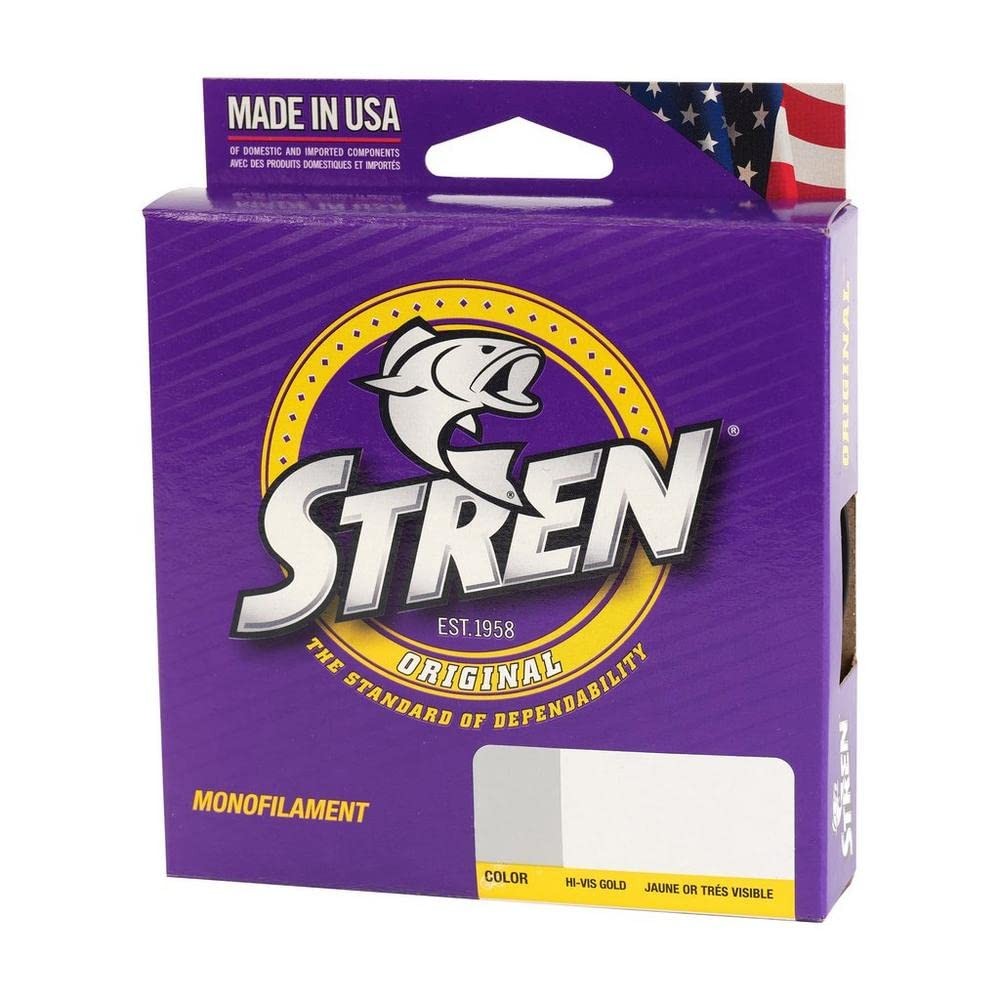 Stren Original®, Hi-Vis Gold, 20lb | 9kg Monofilament Fishing Line, Suitable …