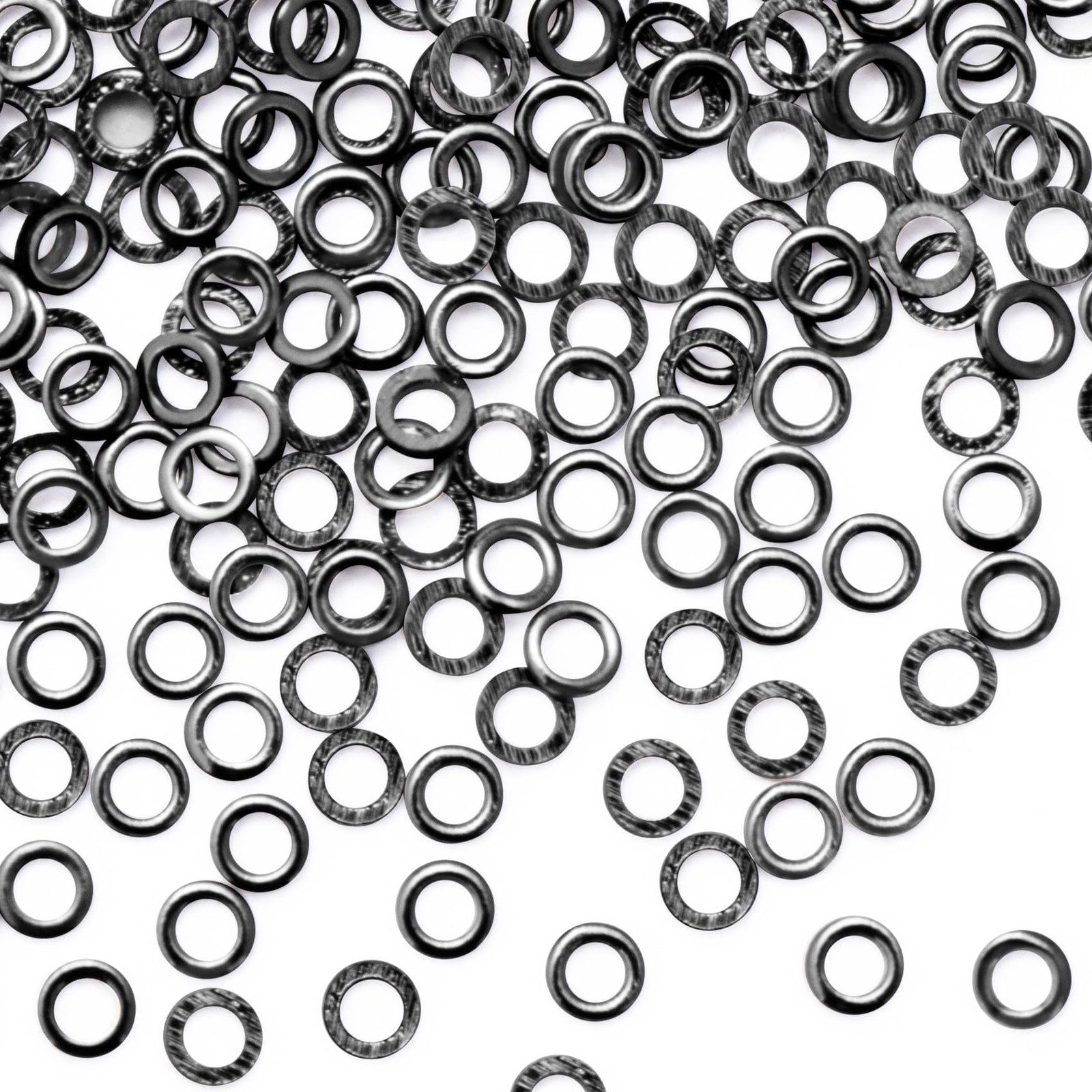 Pndeyo 50pcs 2mm Tippet Rings, Solid Fly Fishing Tippet Rings, Stainless Stee…