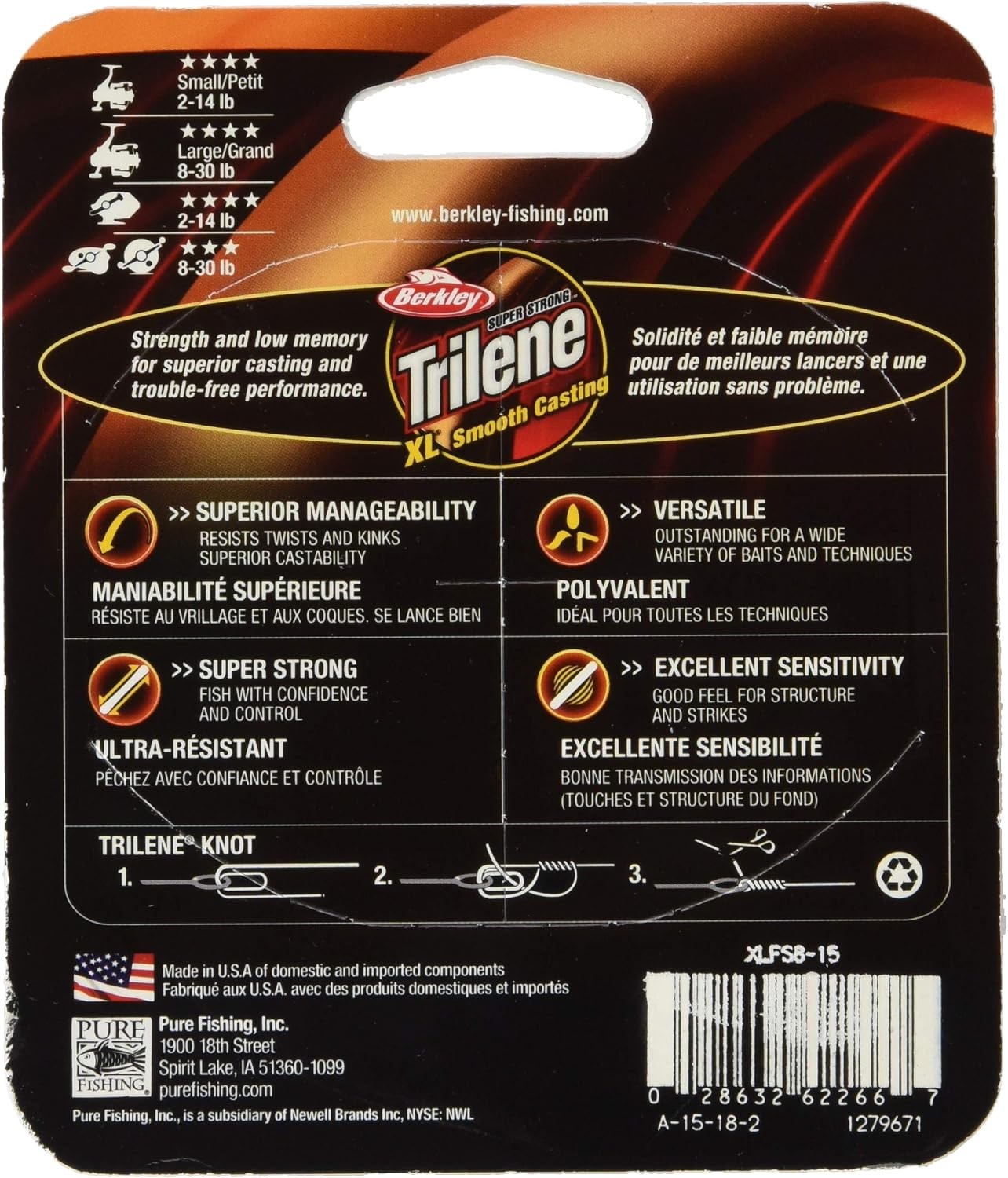 Berkley Trilene XL Monofilament Fishing Line