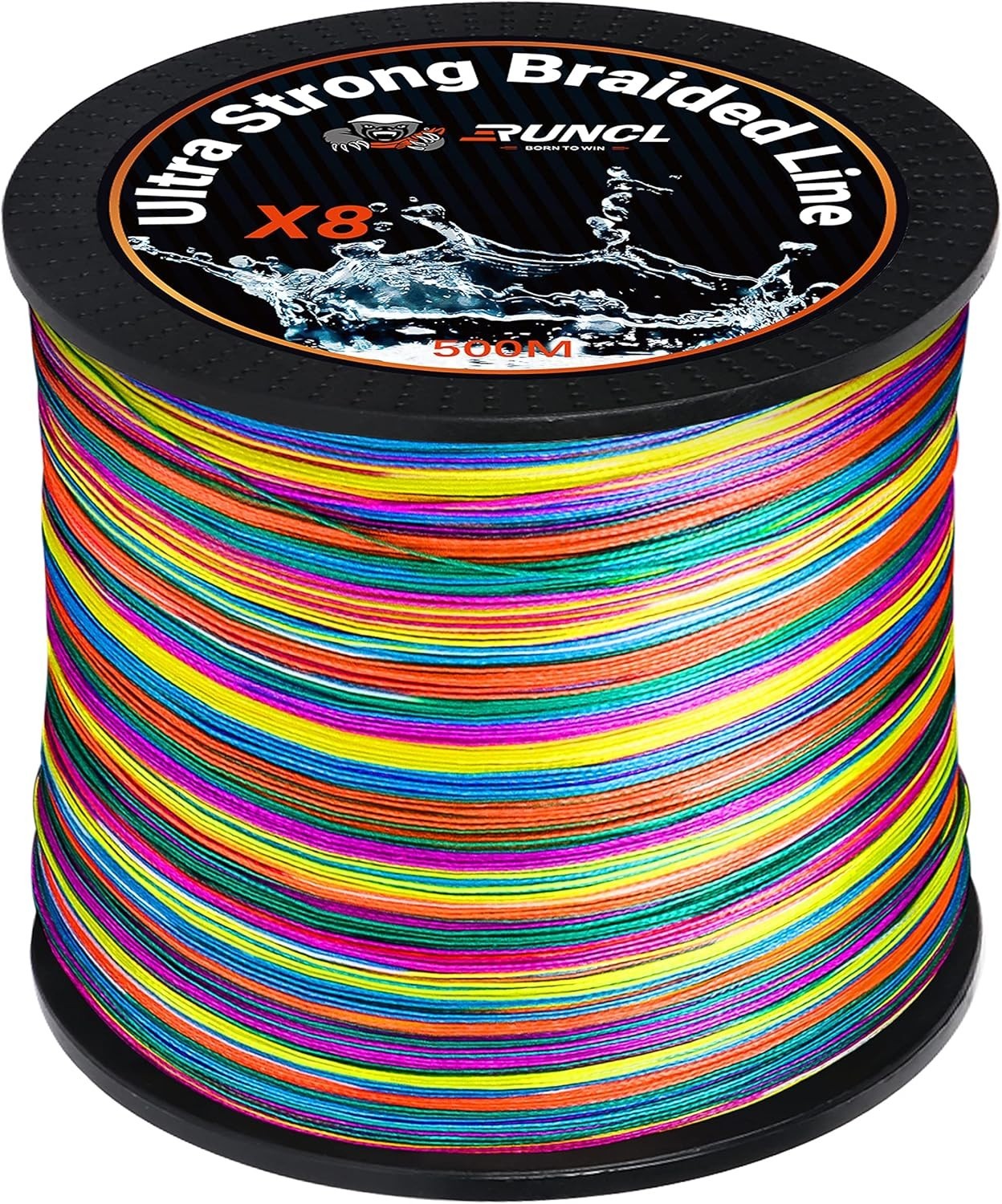 Durable 8-Strand Fishing Line – High Visibility, 12lb to 100lb for All Waters