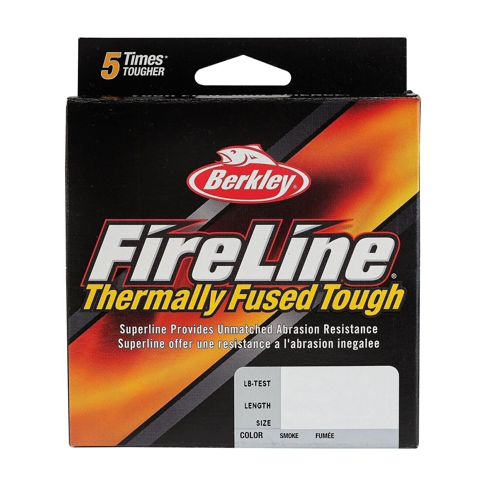 Berkley FireLine® Superline, Smoke, 8lb | 3.6kg, 125yd | 114m Fishing Line,