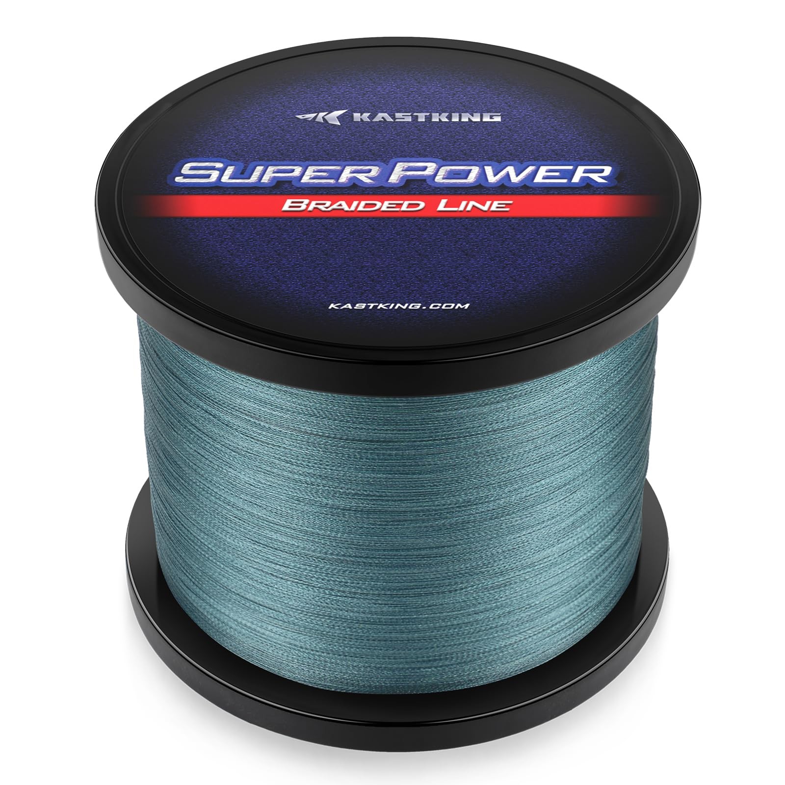SuperPower Braided Fishing Line Abrasion Resistant Braided 30LB X4-Low-Vis Gray