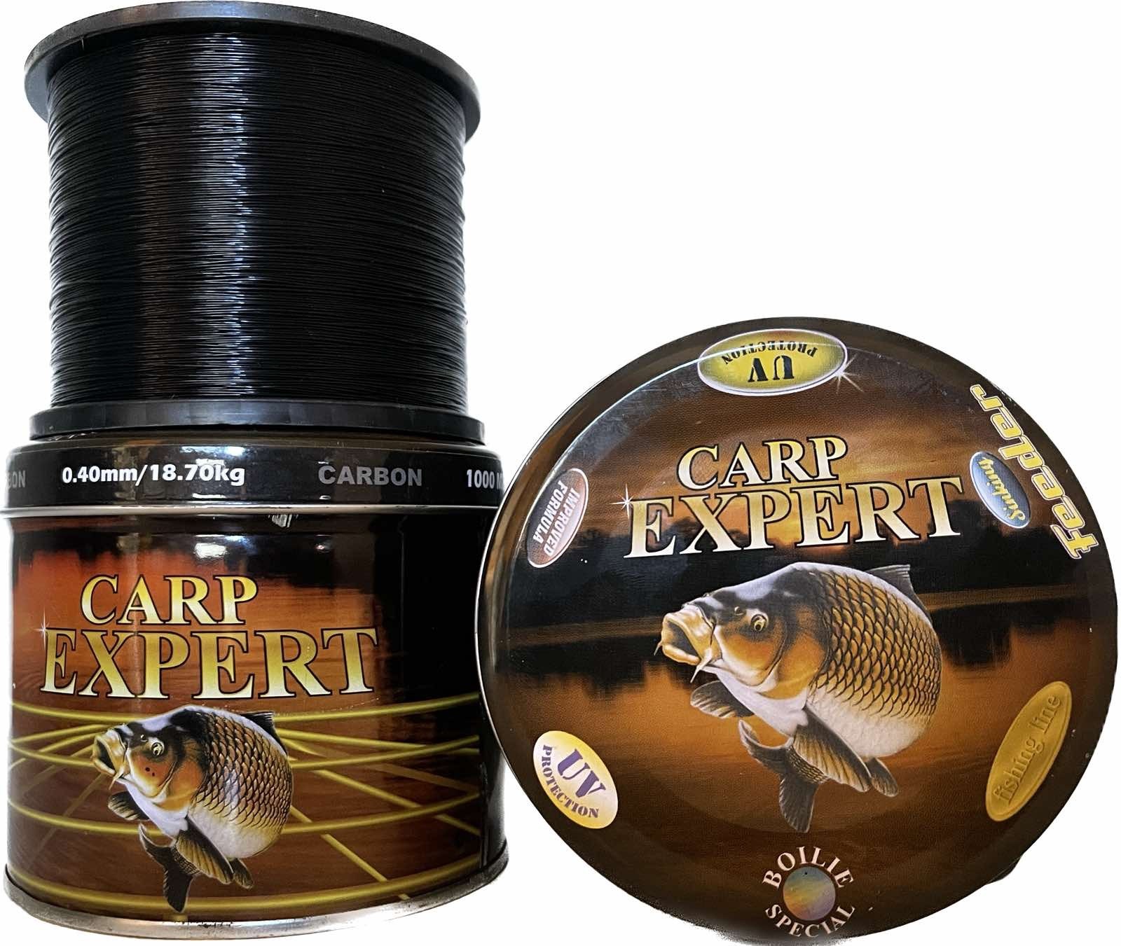 Carp Expert Carbon Black Fishing Line 1100 yards / 1000 meters