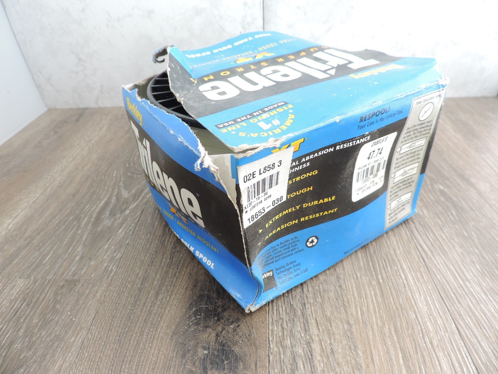 Berkley Trilene Super Strong XT 30LB 3000 Yards .022 Avg Dia Clear Low Visibilit