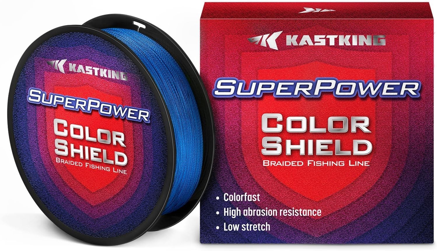 Superpower ColorShield 15lb Braided Fishing Line – Durable & Colorfast (150yds)