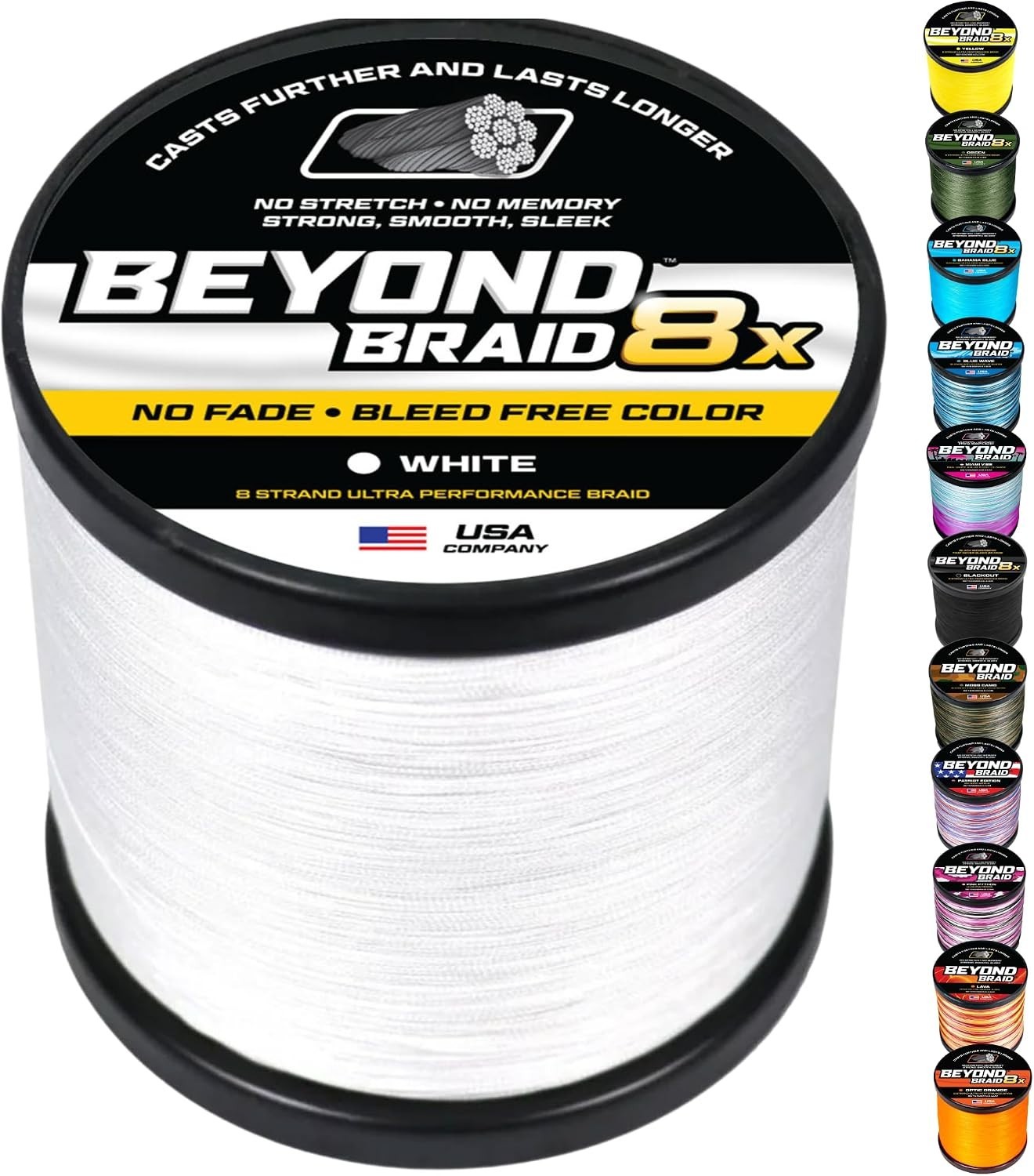 Braided Fishing Line – Super Strong & Abrasion Resistant