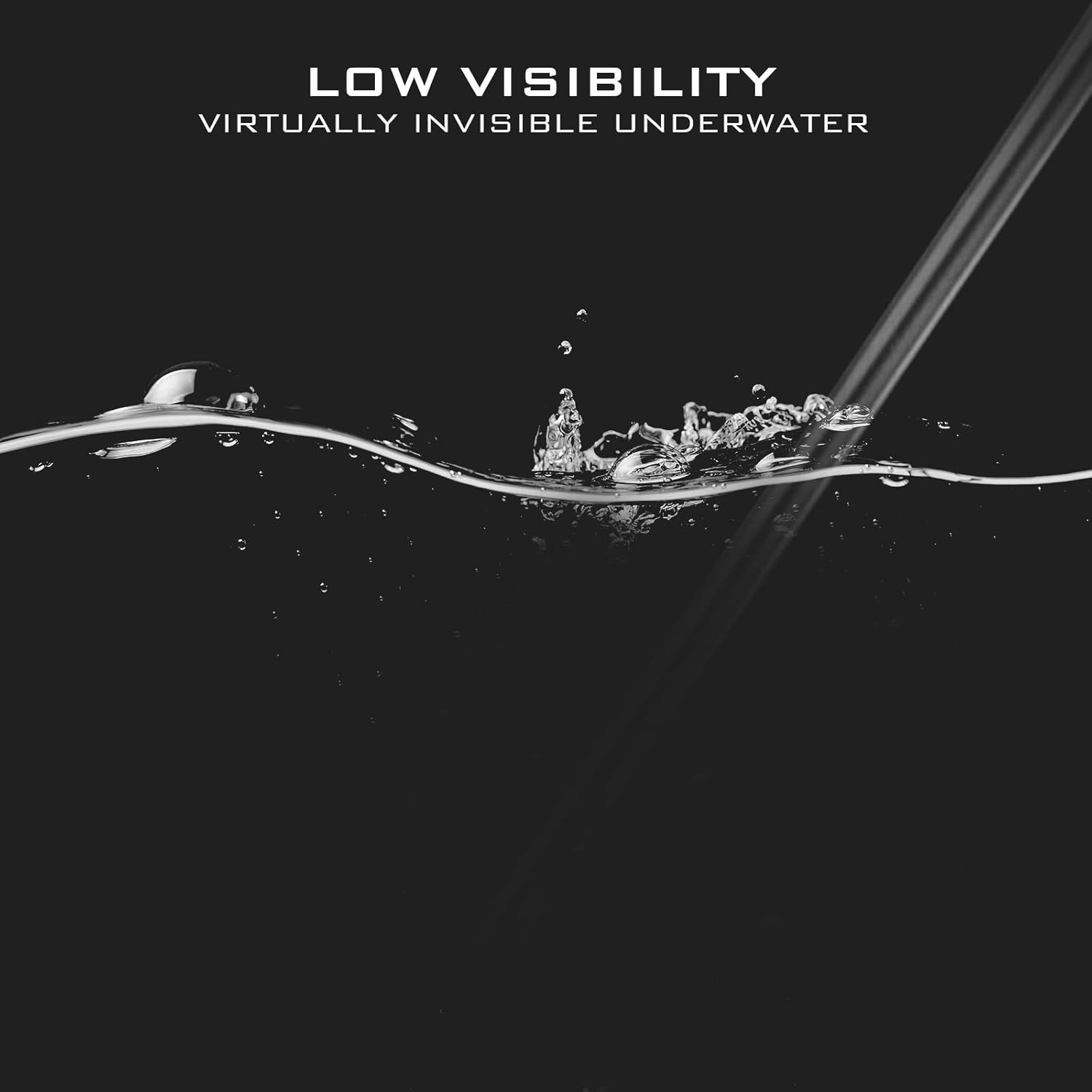 TriPolymer Advanced Monofilament Fishing Line, Low Light Refraction, Super Sm…