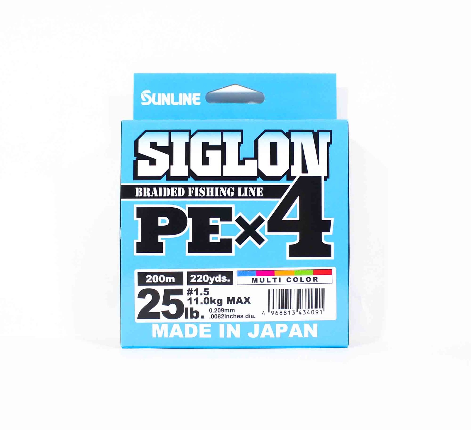 Sunline P.E Line X4 Siglon 200M P.E 1.5 25LB Multi (4091)