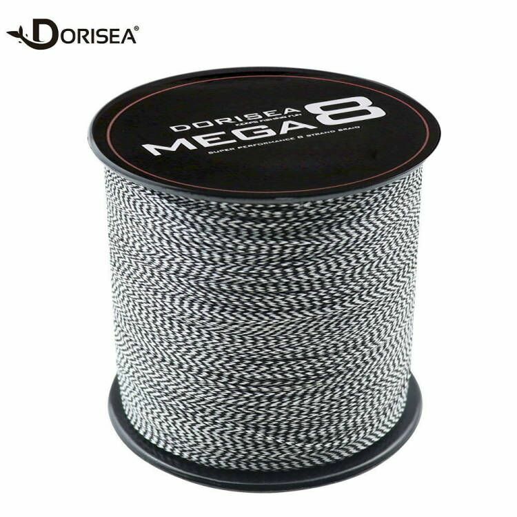 Dorisea Pro 100M-2000M Power PE Black White Spotty Braided Fishing Line