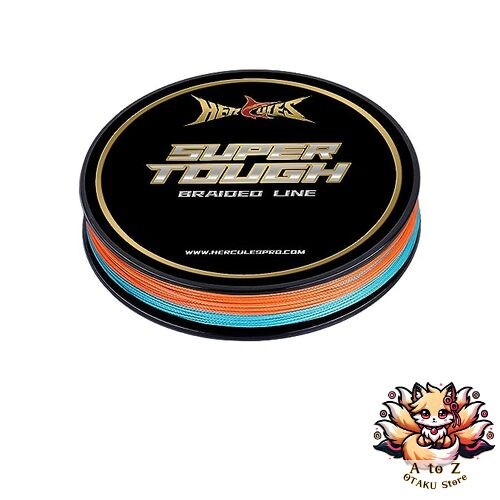 NEW Hercules PE Fishing Line 4-Strand Braid Multicolor 6lb 300yds 274m