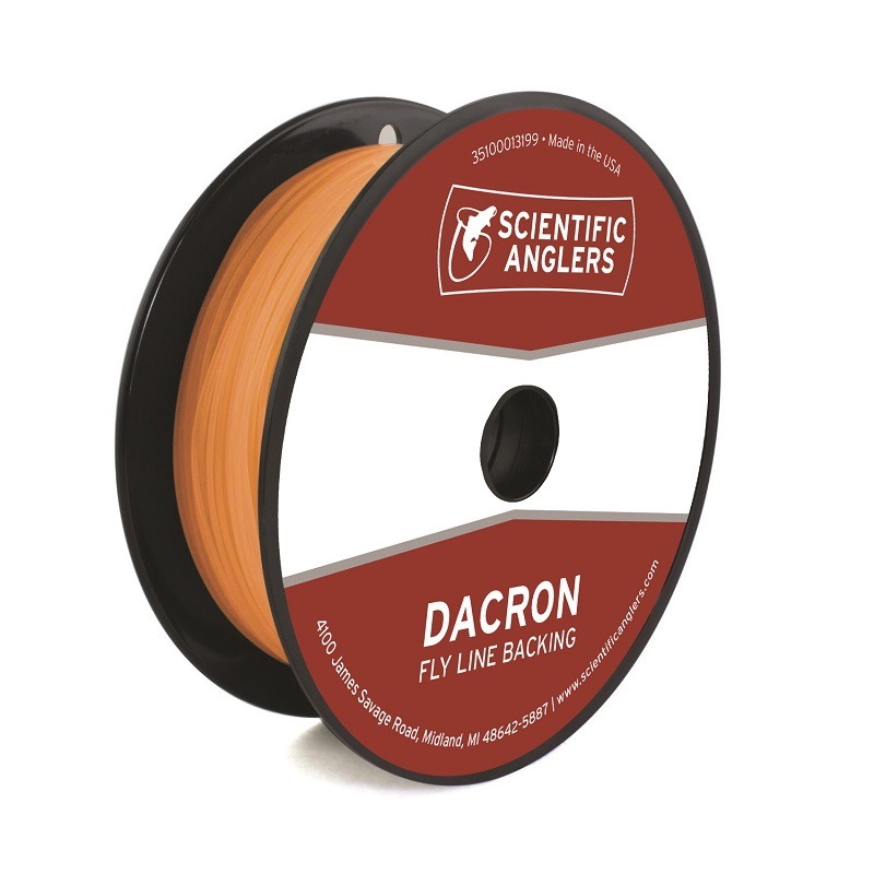 Scientific Anglers Dacron Fly Line Backing, 30lb / 100 yards, Orange – 607712