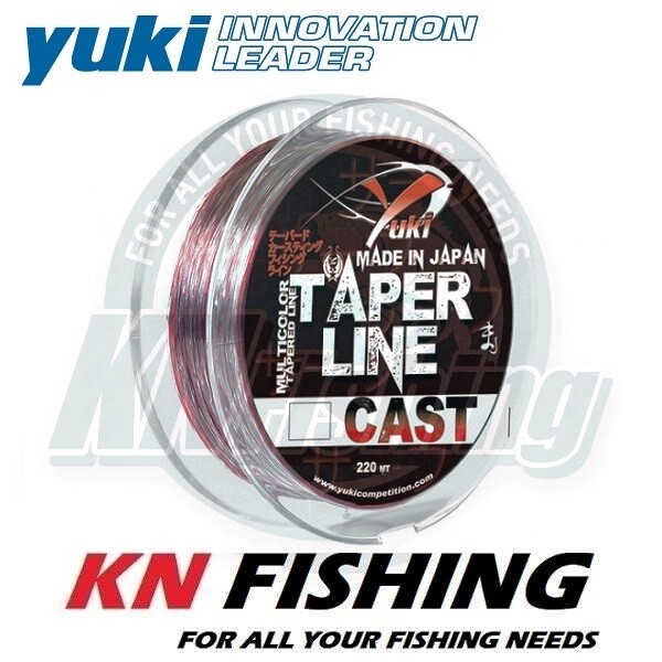 YUKI SPECIAL Taper Cast Line Shock Leader Surfcasting Change Color Line 220m