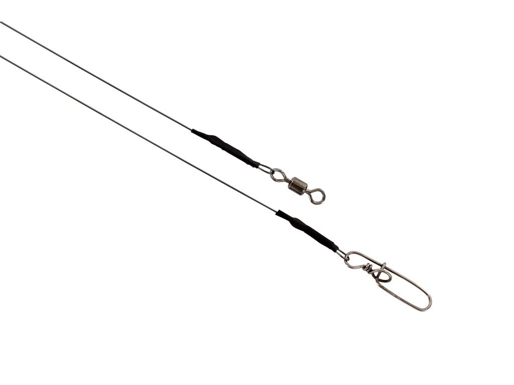 Westin Titanium Leader Black Predator Pike Lure Fishing Tackle Durable