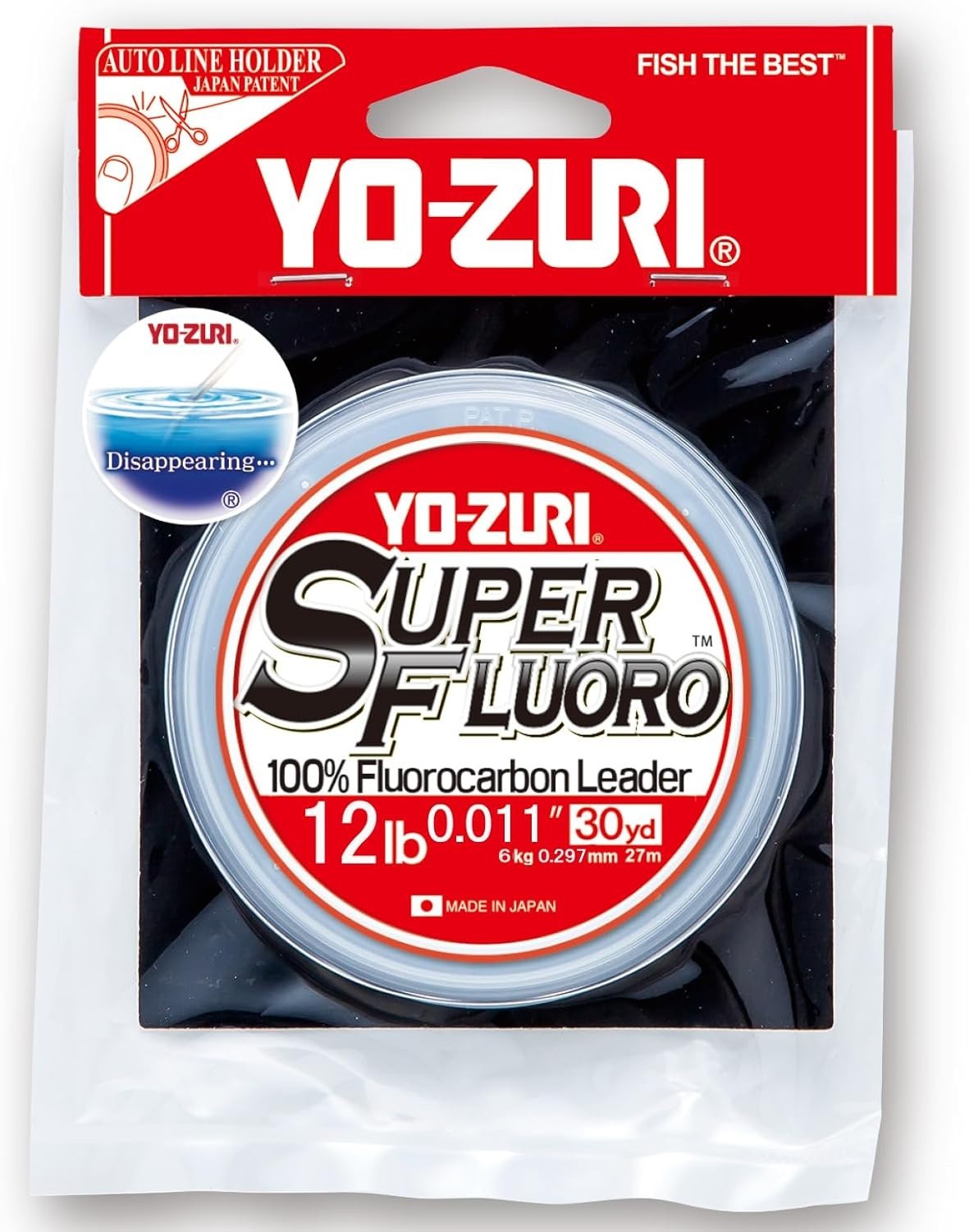 SuperFluoro 30YD 12LB Fluorocarbon Fishing Line – Ultimate Strength for Troph…