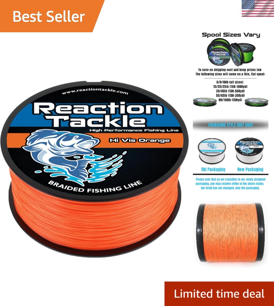 High Visibility 65Lb Braided Fishing Line – Perfect for Freshwater and Saltwater